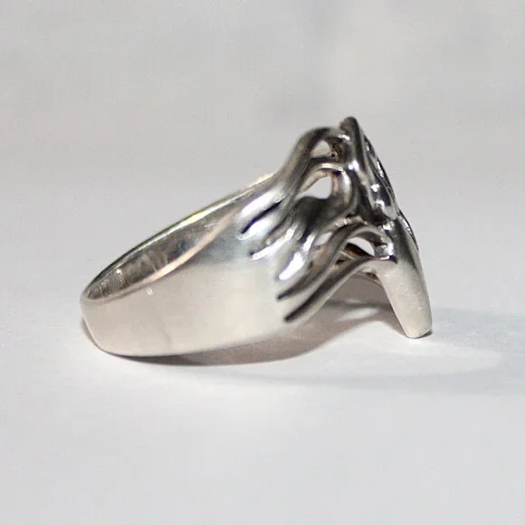 Sterling Silver Peter Stone Godess of Passion Venus Ring Size 9 - Picture 4 of 8